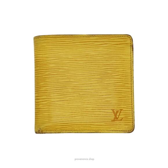 🔴 Louis Vuitton Marco Wallet - Tassil Yellow Epi Leather - Picture 2 of 11